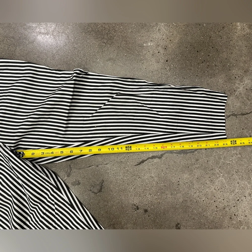 Zara High Waisted Striped Pant - Picture 8 of 9